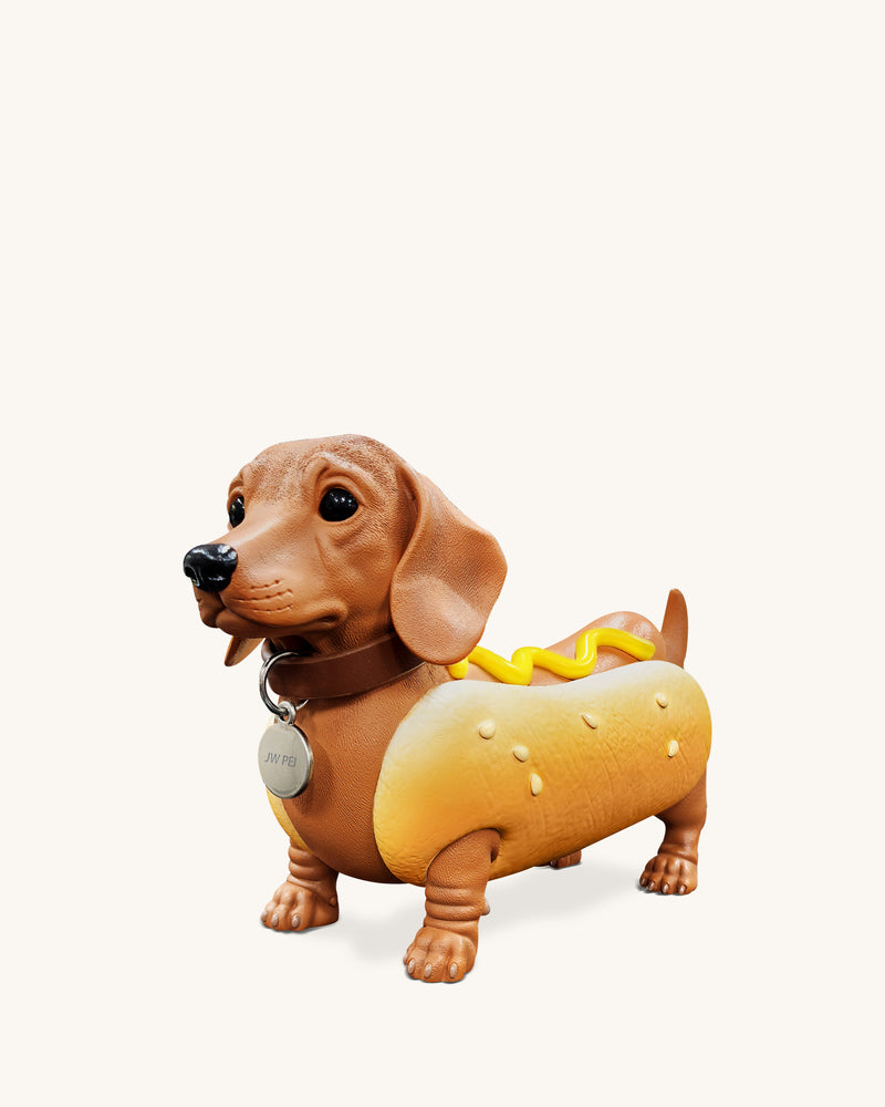 Dachshund Hot Dog Bag - Brown/Yellow