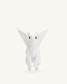 Flying Bunny Shaped Bag - White