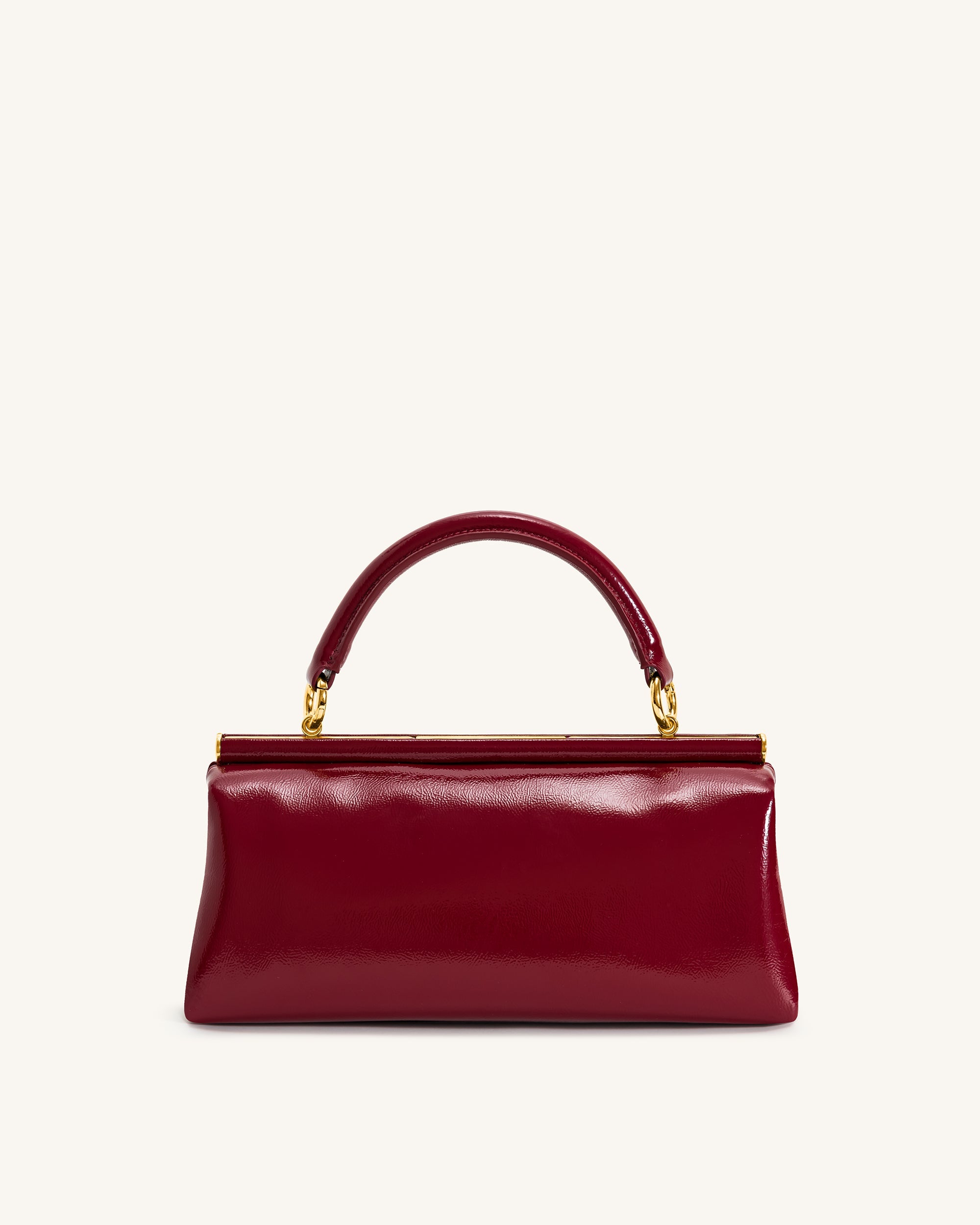 Ava Shine Handbag - Red