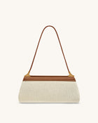 Eloise Shoulder Bag - Brown Canvas