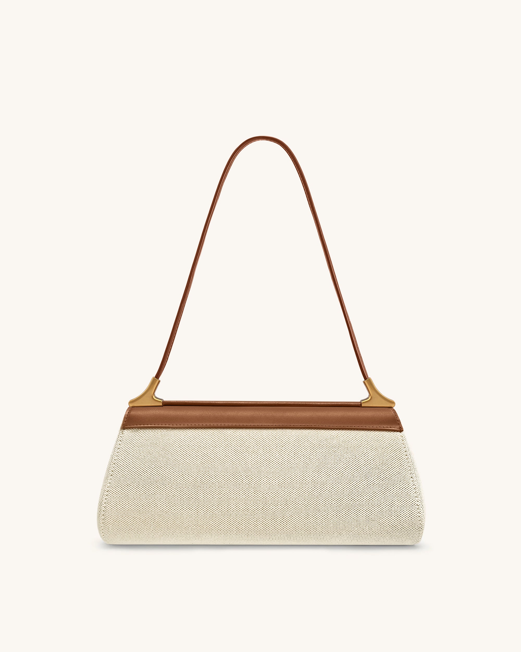 Eloise Shoulder Bag - Brown Canvas