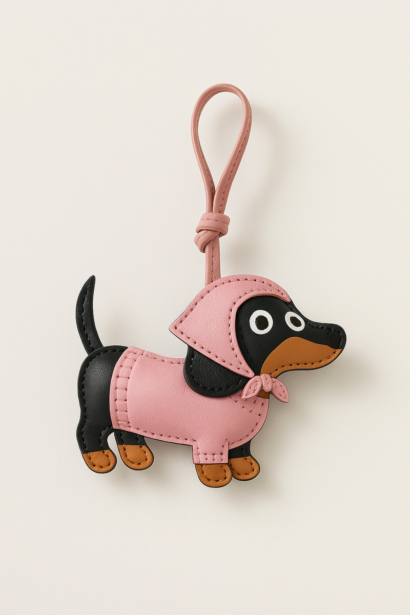 Dachshund Bag Charms Keychain - Multicolor