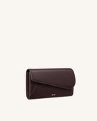 Seren Flap Long Wallet - Chestnut Black
