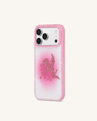 Rhinestone Angel Phone Case - Pink
