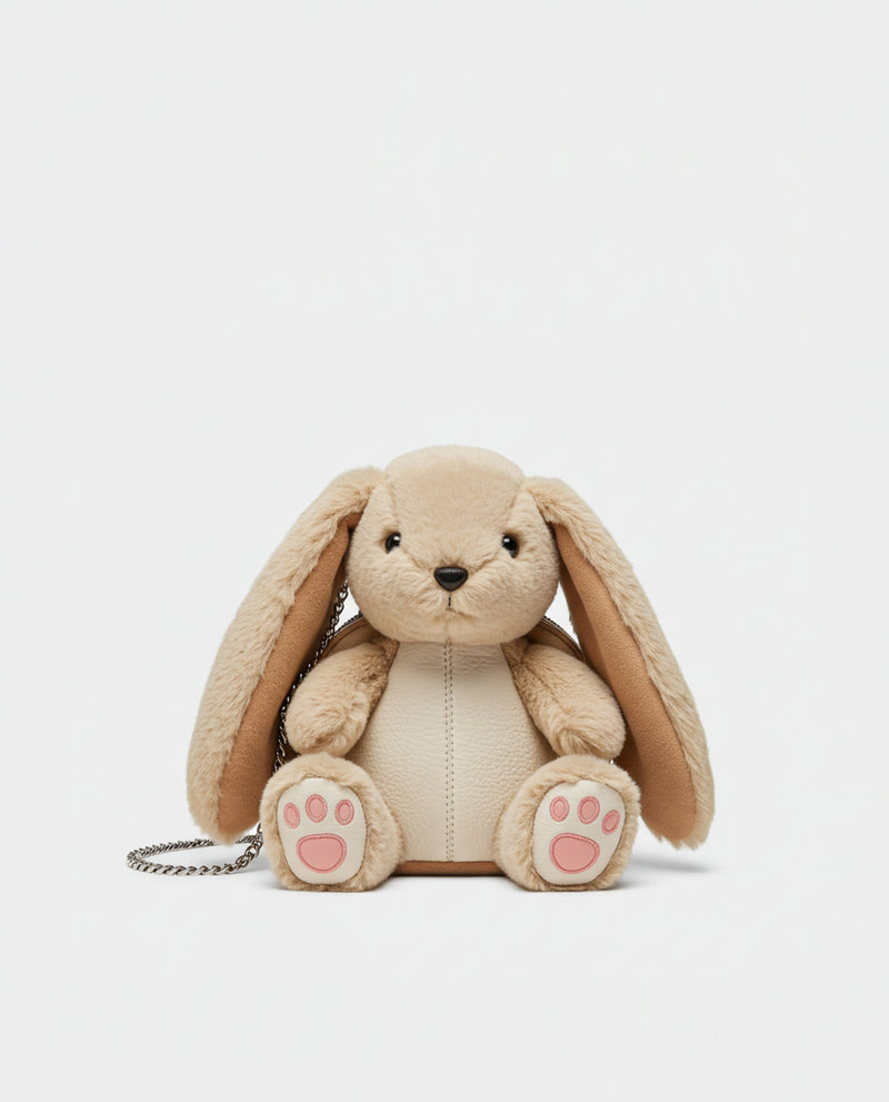 Luna Bunny Crossbody Bag - Brown