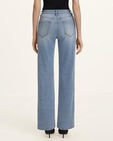 The Celestial Pearl Petal Straight Jeans - Pale Blue Eyes