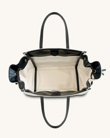 Linda Tote Bag - Black Canvas
