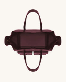 Linda Tote Bag - Deep Burgundy