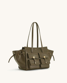 Linda Tote Bag - Dark Olive