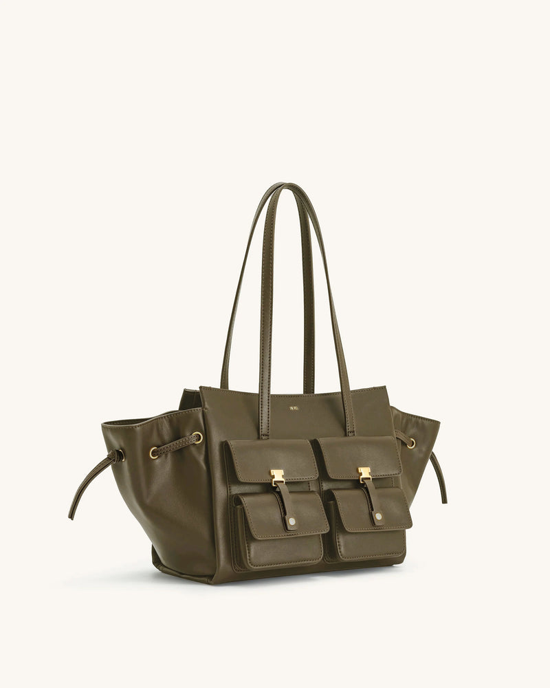 Linda Tote Bag - Dark Olive