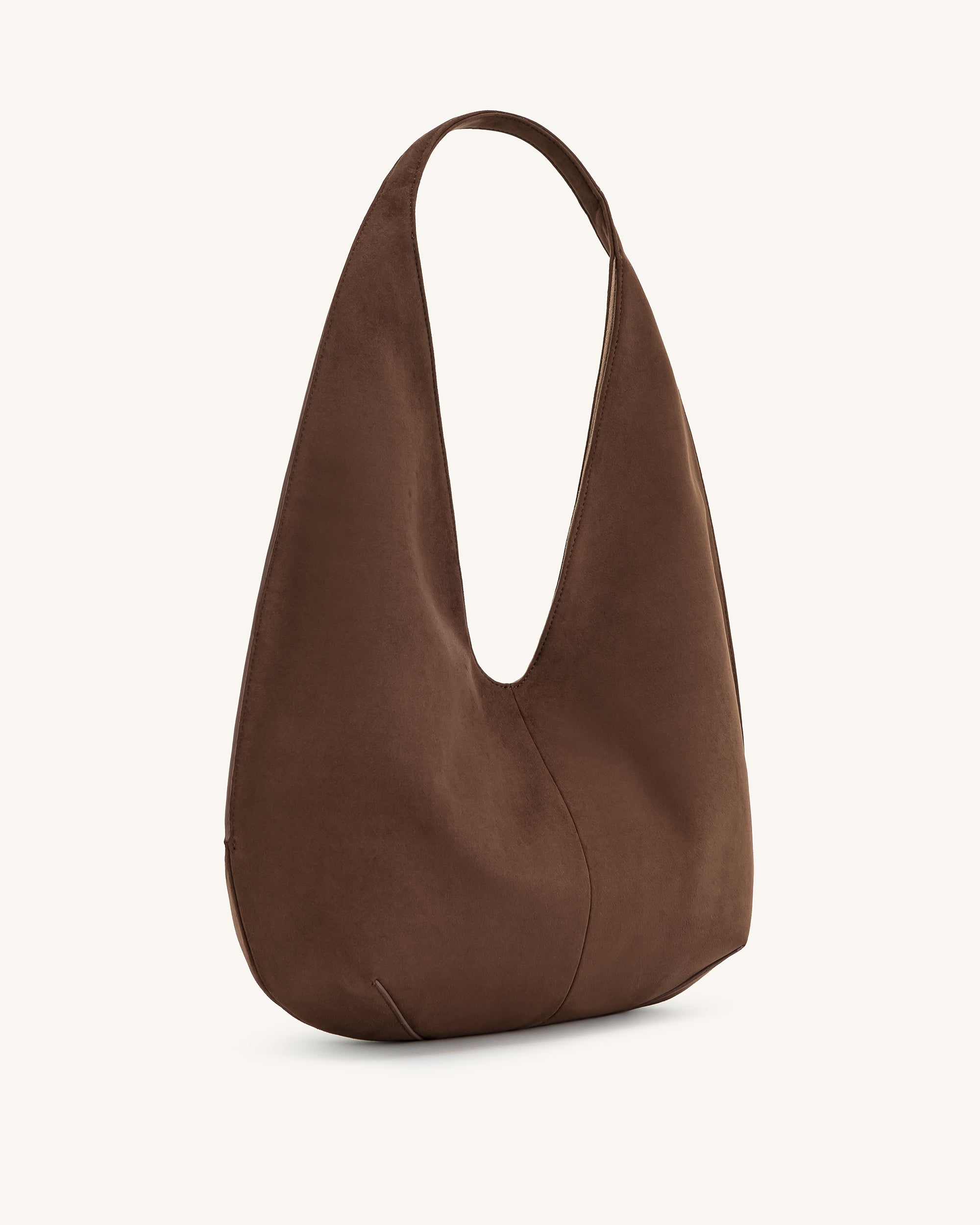 Faux suede hobo bag online
