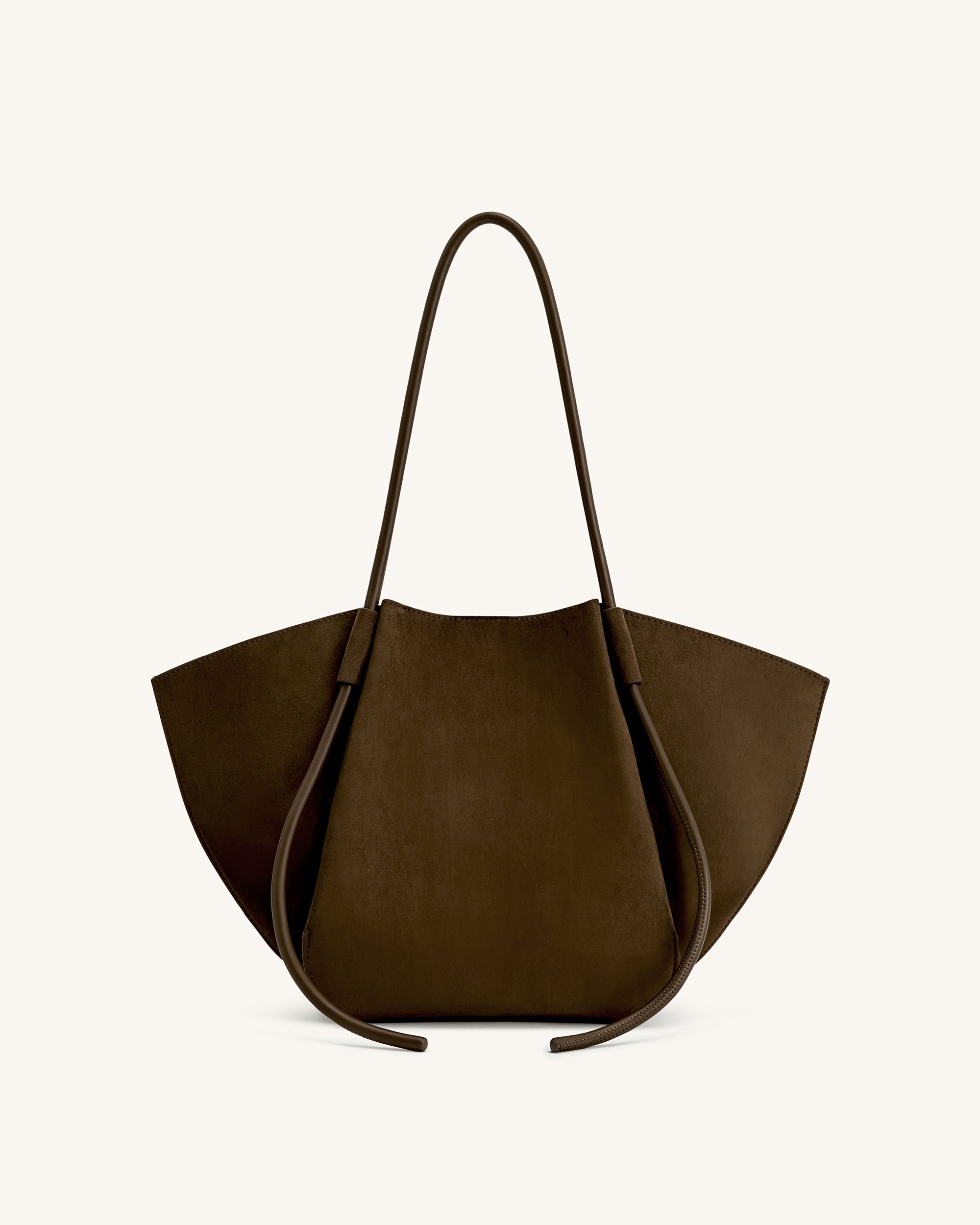 Nala Wide Tote Bag - Mocha Brown | JW PEI