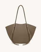 Nala Wide Tote Bag - Taupe