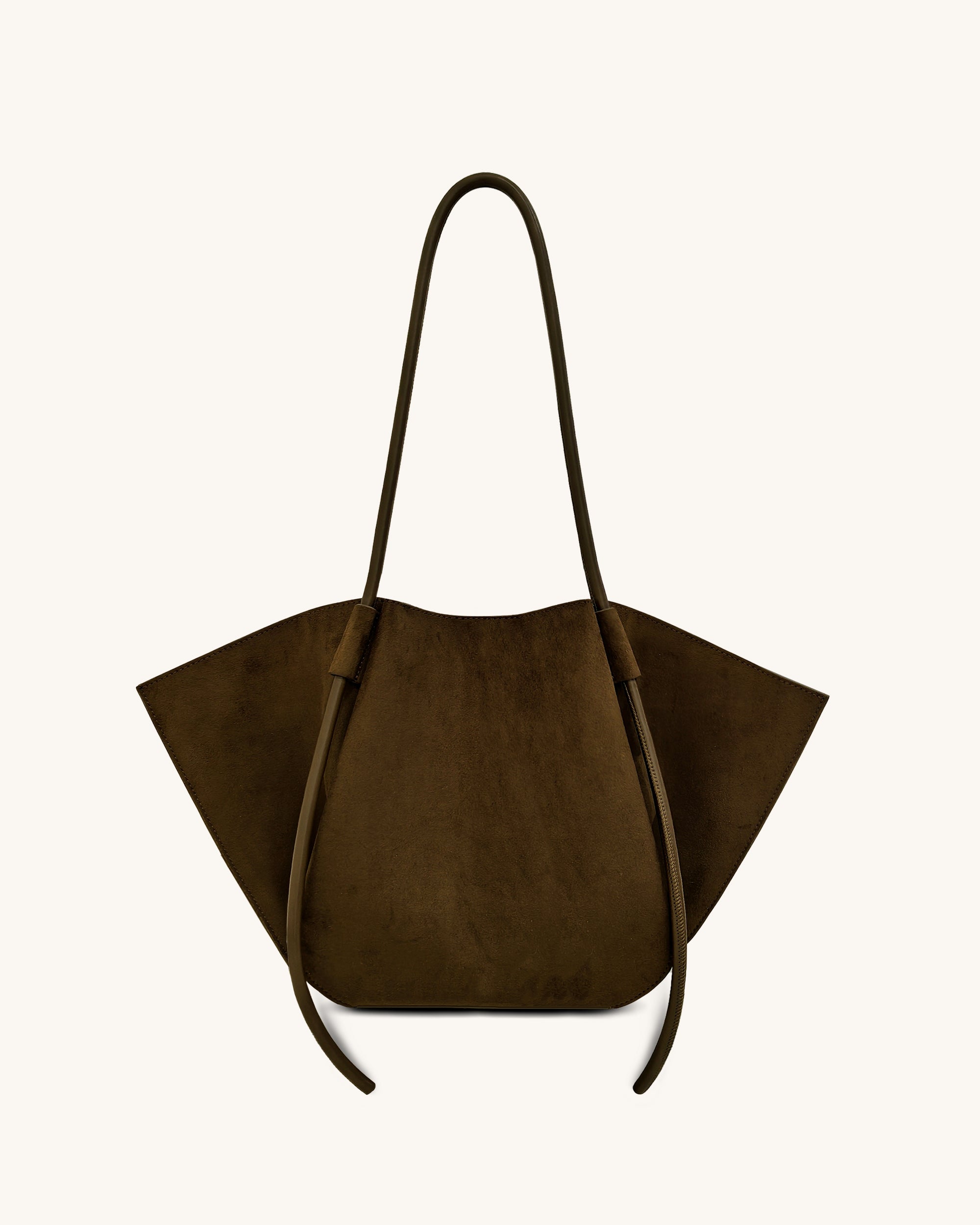 Nala Wide Tote Bag - Mocha Brown