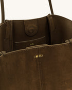 Nala Wide Tote Bag - Mocha Brown