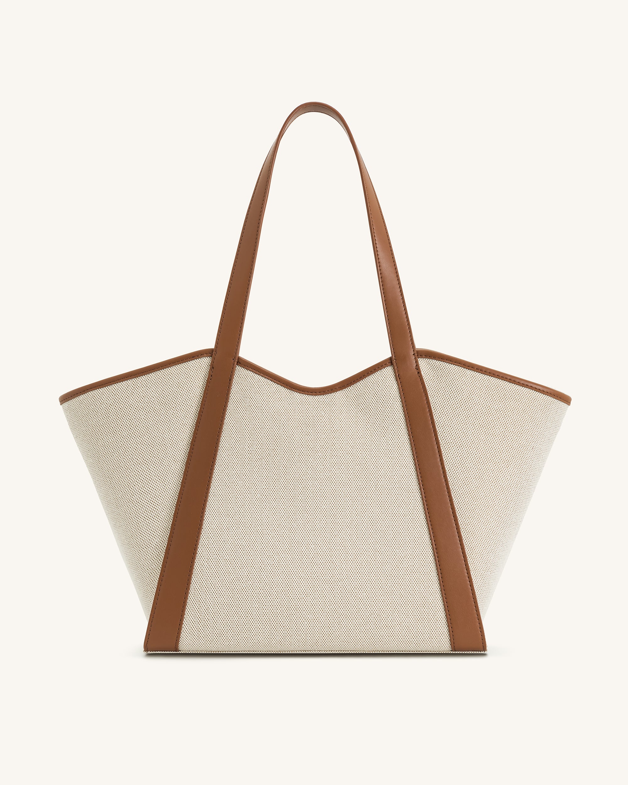 関税・送料込 JWPEI Kiana 大容量トートバッグ Kiana Large Capacity Tote Bag - Brown Canvas | JW PEI