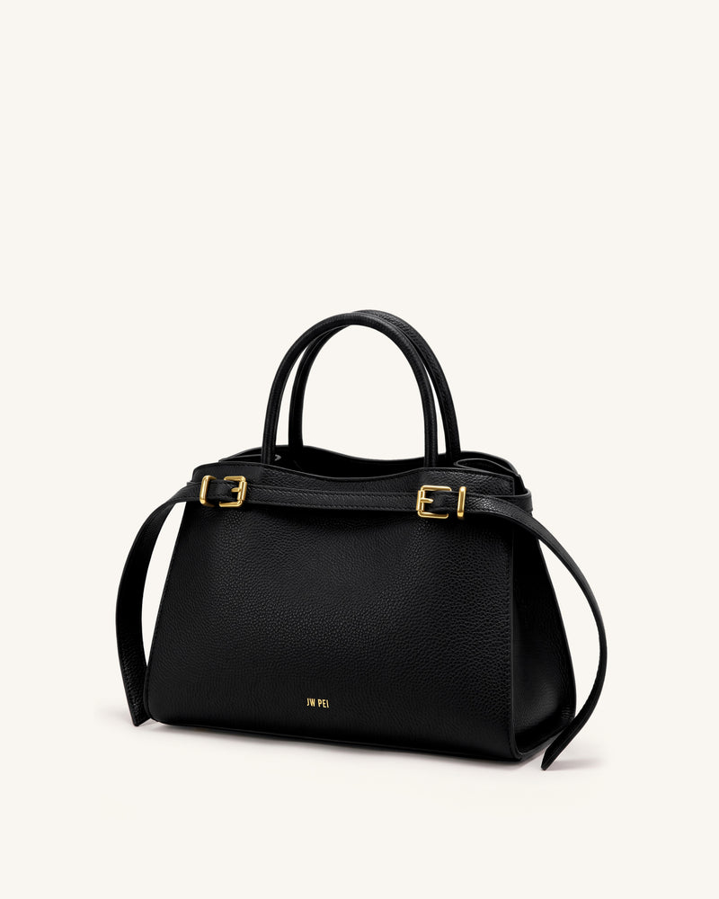 Ella Structured Tote - Black