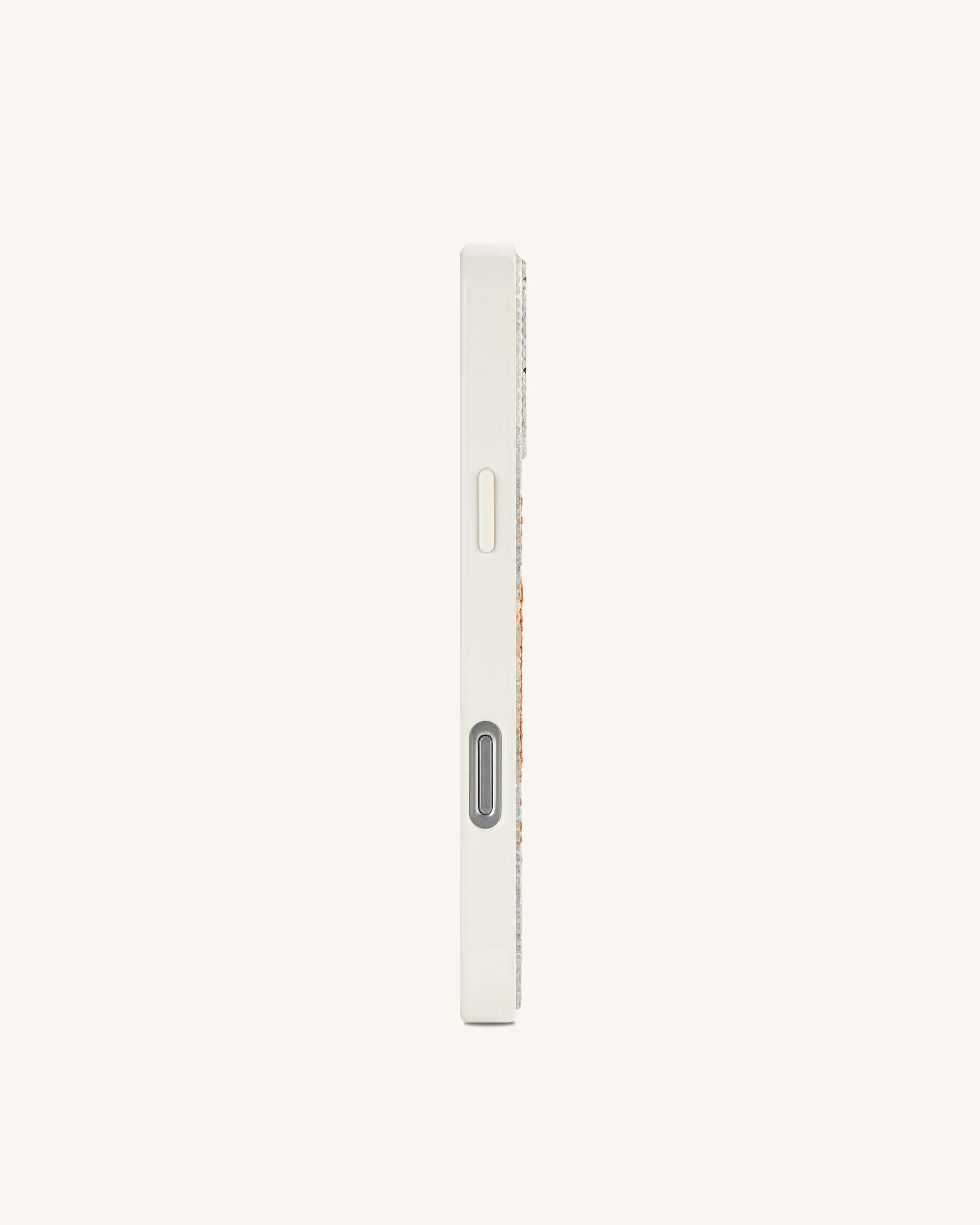Starfish Artificial Crystal Phone Case - White