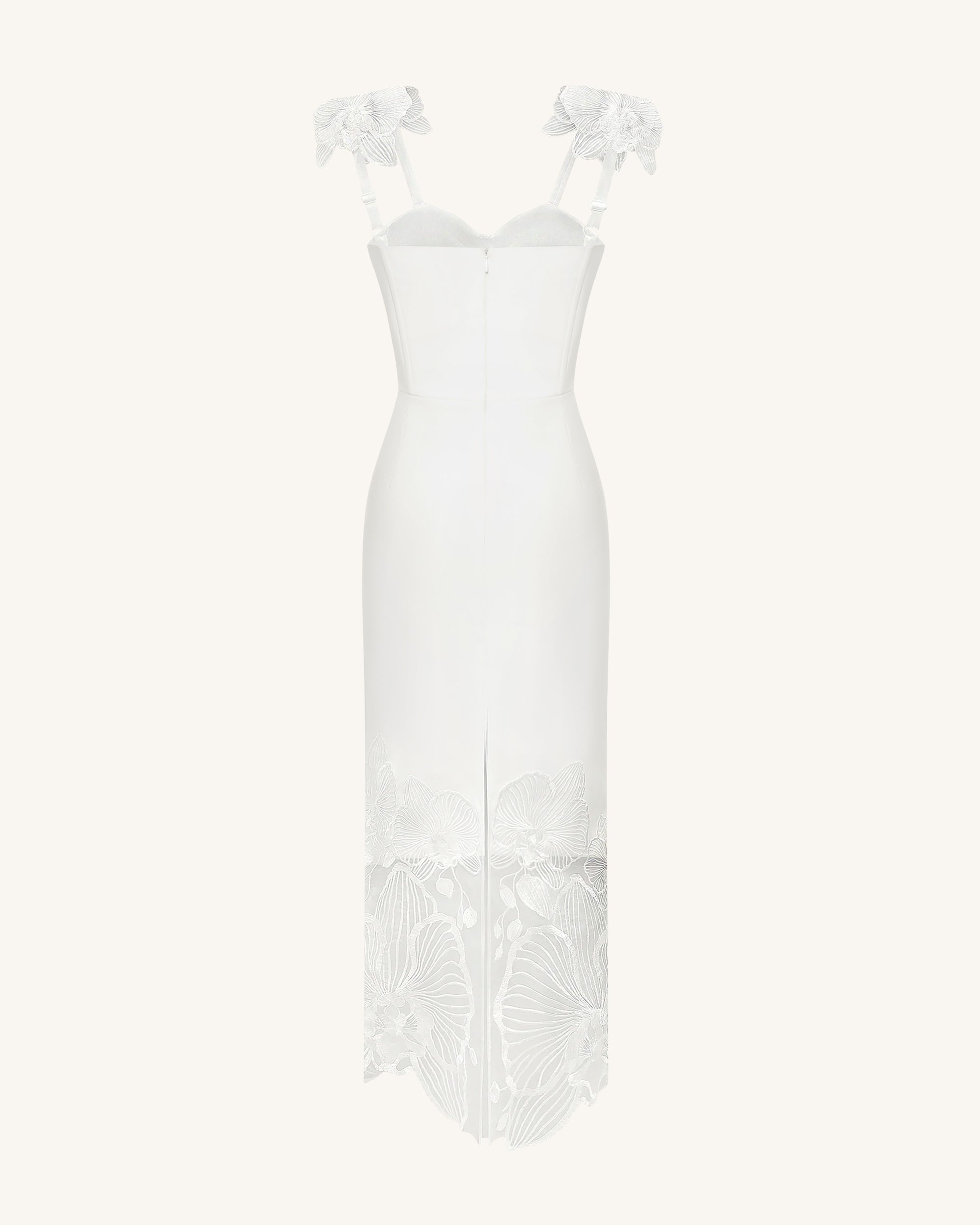 Orchid Embroidered Corset Dress - White 2 | US Orchid Embroidered Corset Dress - White 2 | US