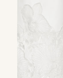 Orchid Embroidered Corset Dress - White