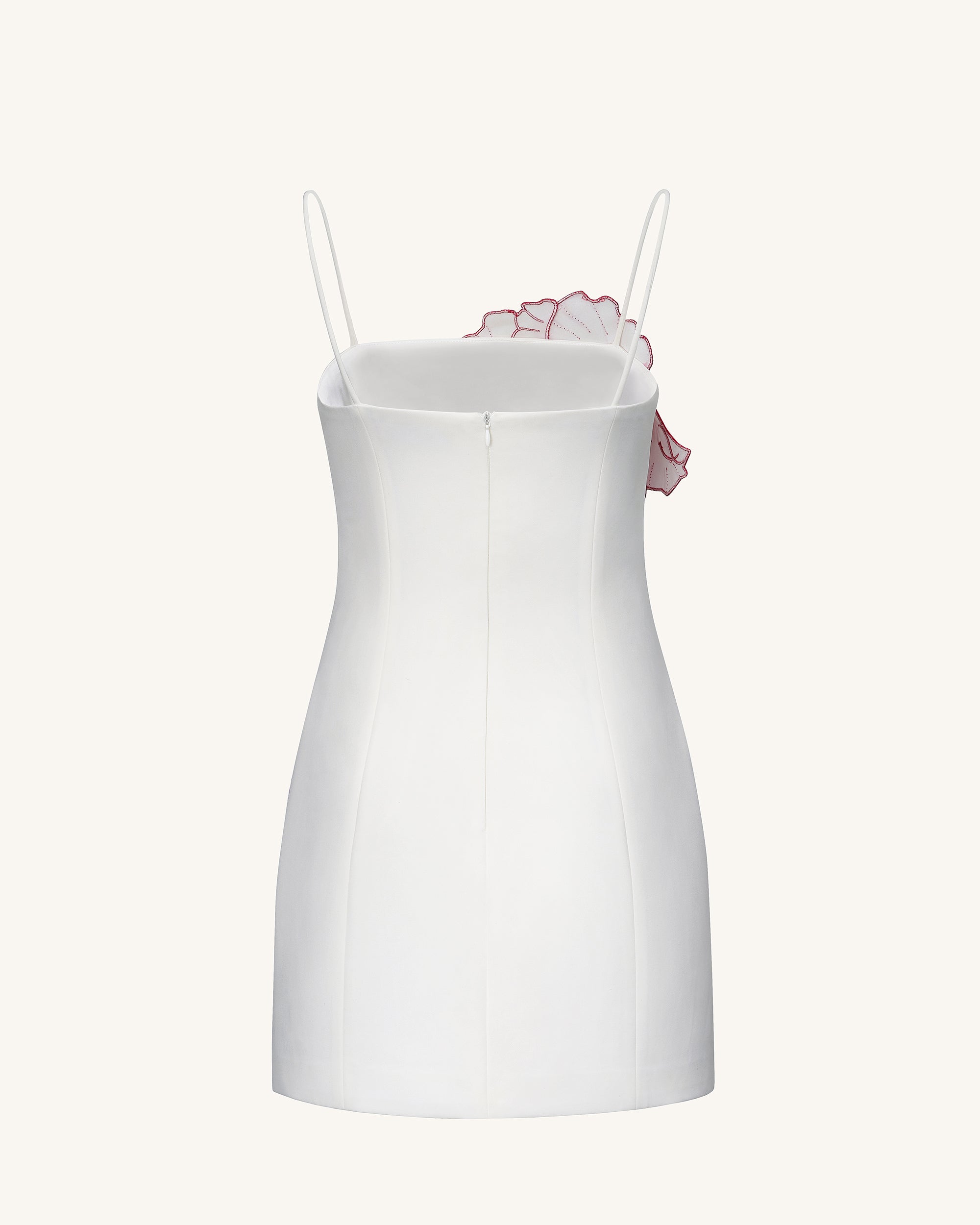jw pei white dress Iris Appliqué Mini Dress - White 6