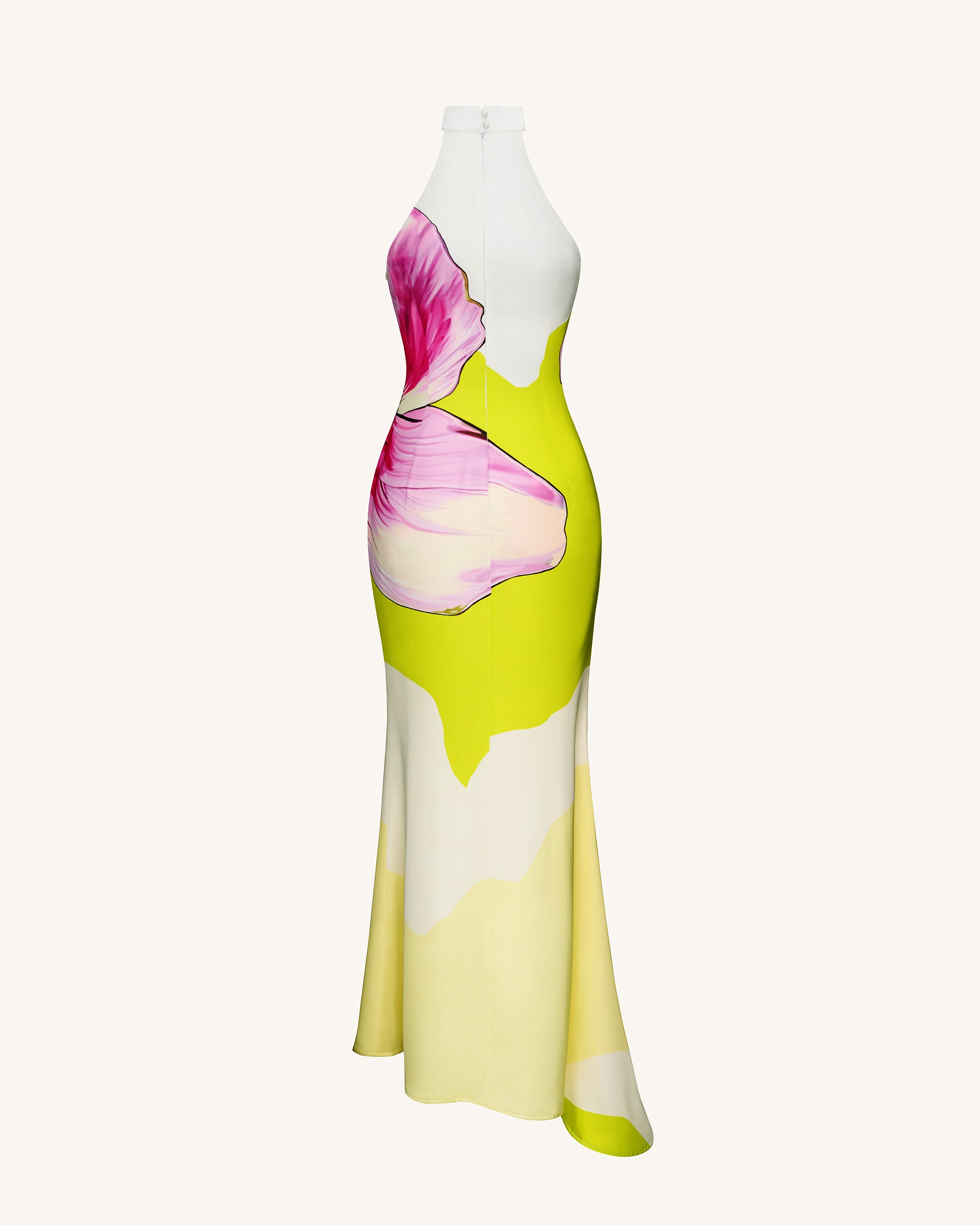 Olivia Floral Halter Gown - Multicolor 6 | US Olivia Floral Halter Gown - Multicolor 6 | US