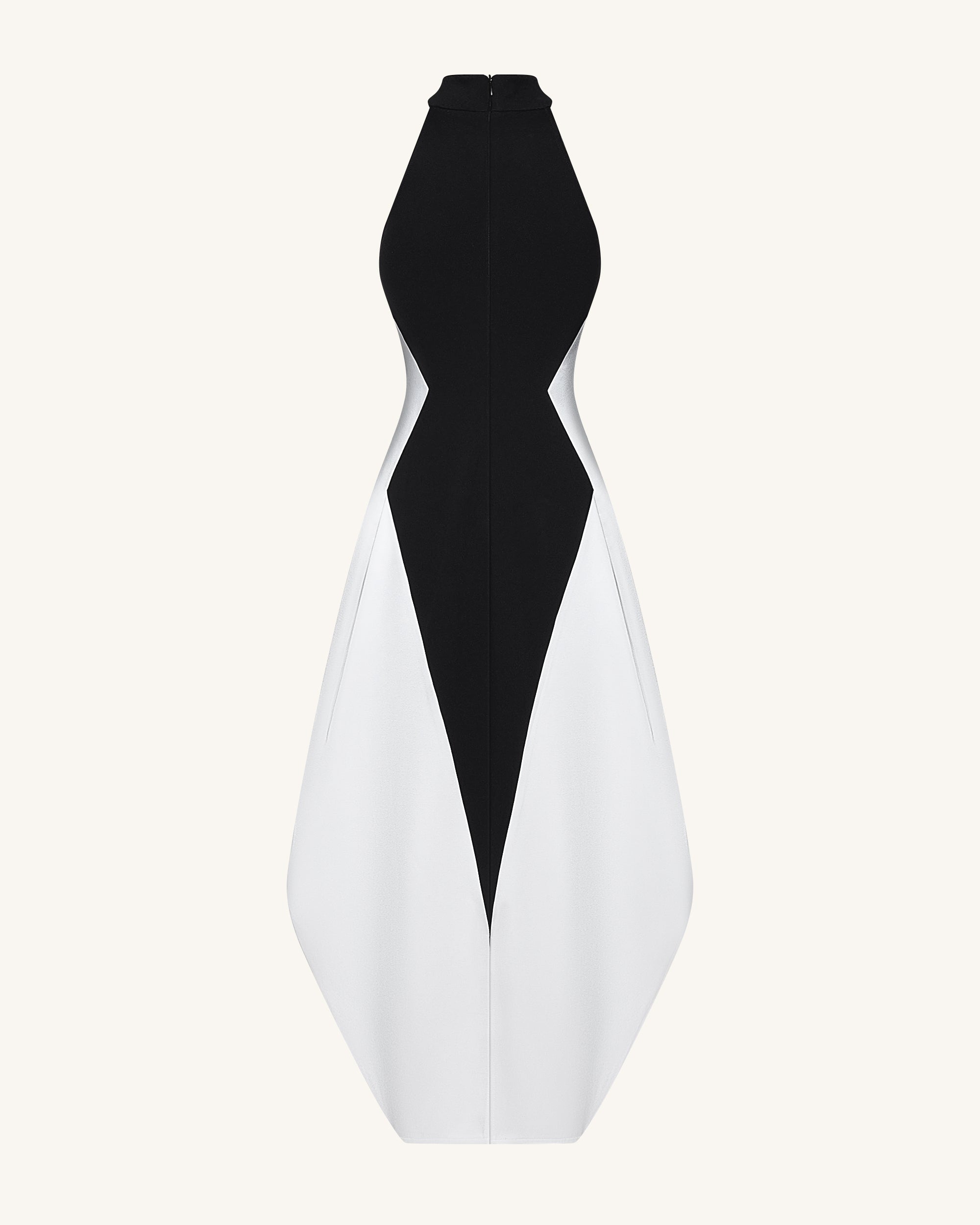 Monochrome Paneled Maxi Dress Black 4 | US Monochrome Paneled Maxi Dress Black 4 | US
