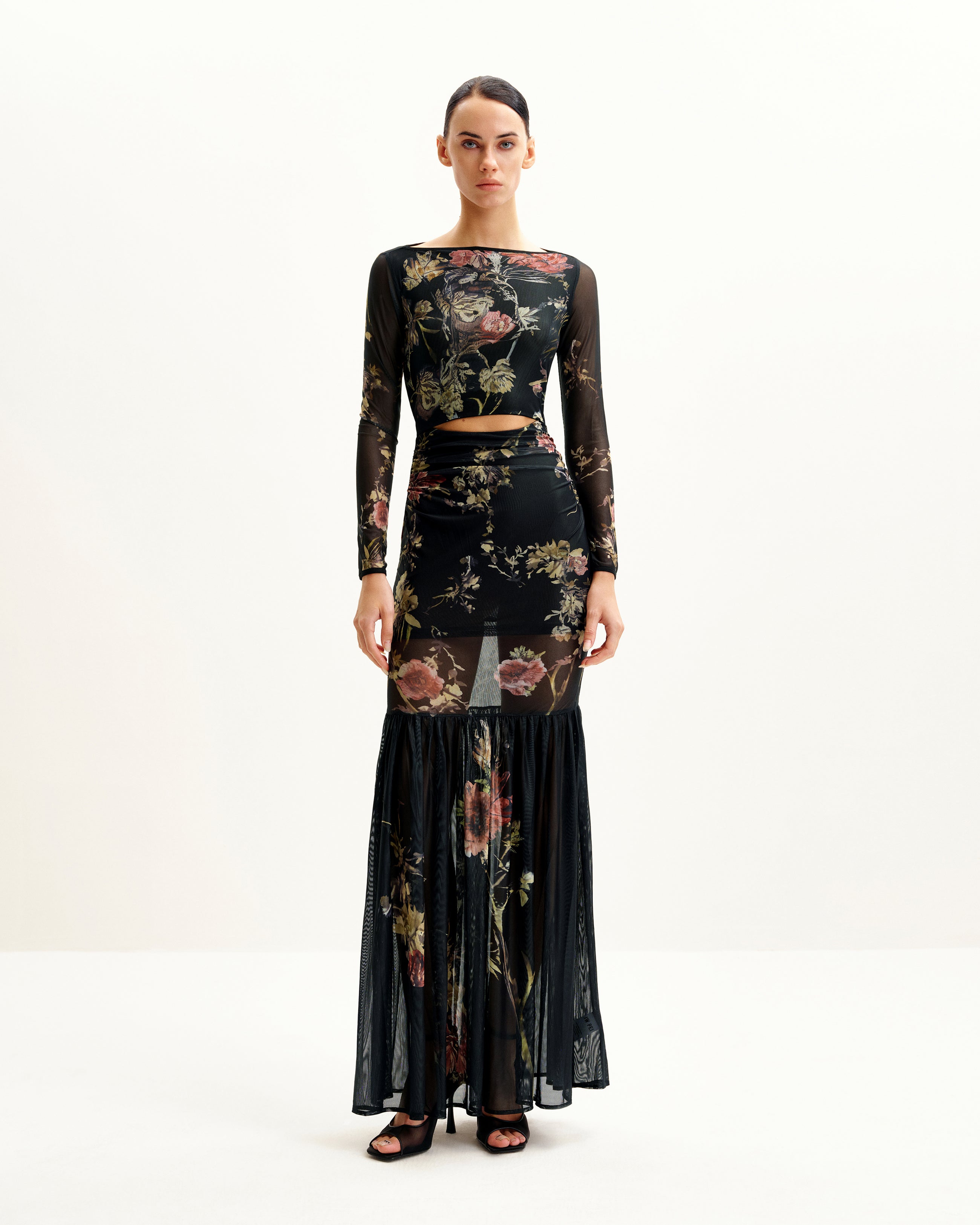 Alicia Printed Mesh Dress - Multicolor 2 | US Alicia Printed Mesh Dress - Multicolor 2 | US