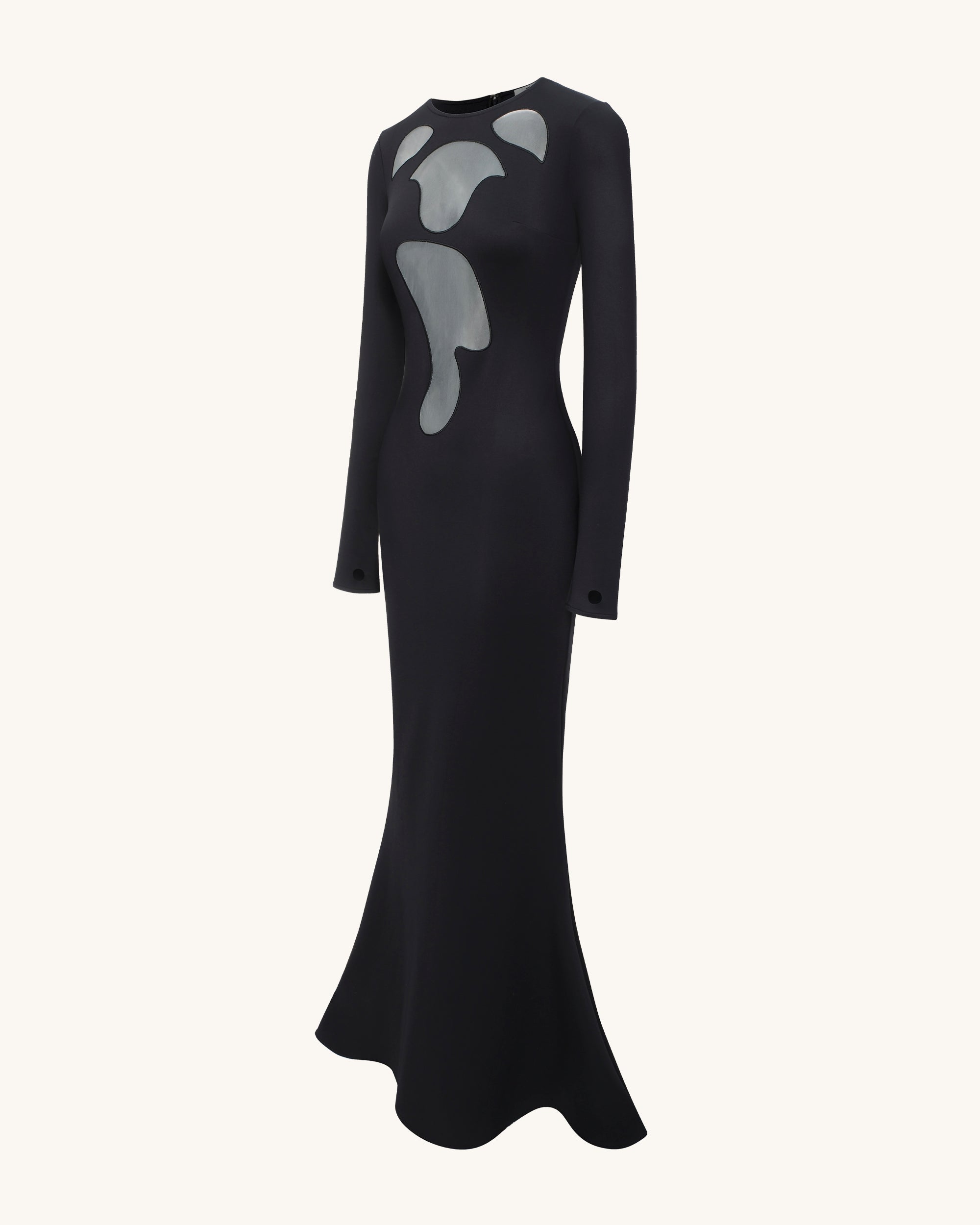 Ava Cutout Bodycon Gown - Black 2 | US Ava Cutout Bodycon Gown - Black 2 | US