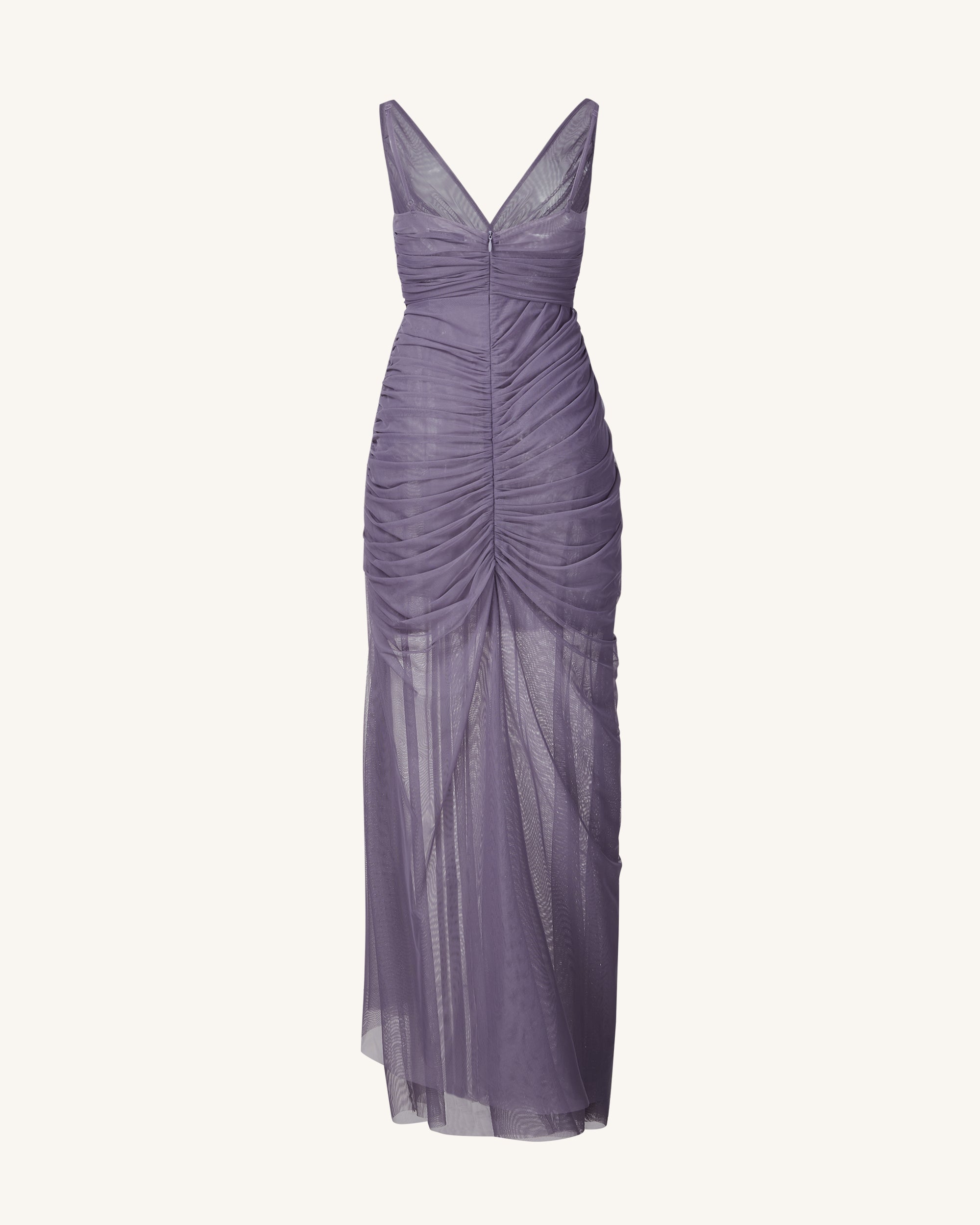 Luna Flowing Mesh Gown - Lavender 4 | US Luna Flowing Mesh Gown - Lavender 4 | US