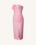 Petal Perfection Cocktail Dress - Pink