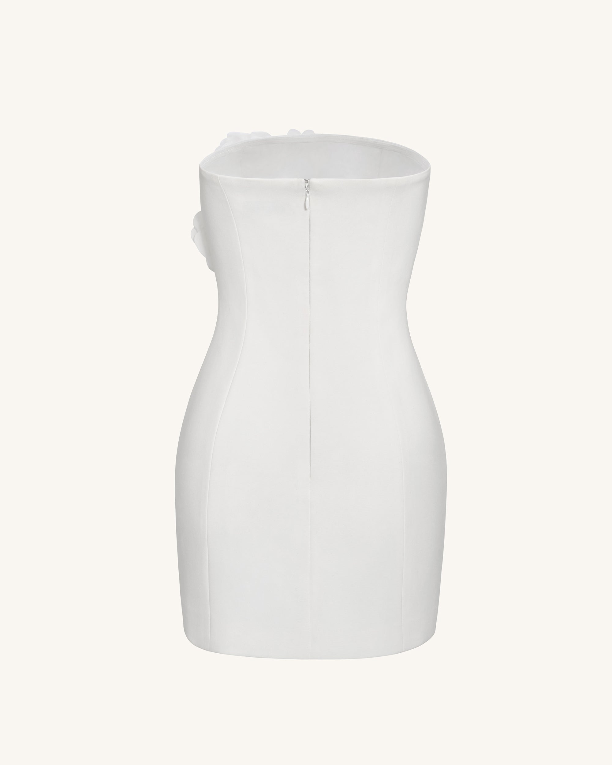 Blossoming Elegance Strapless Dress - White 4 | US Blossoming Elegance Strapless Dress - White 4 | US