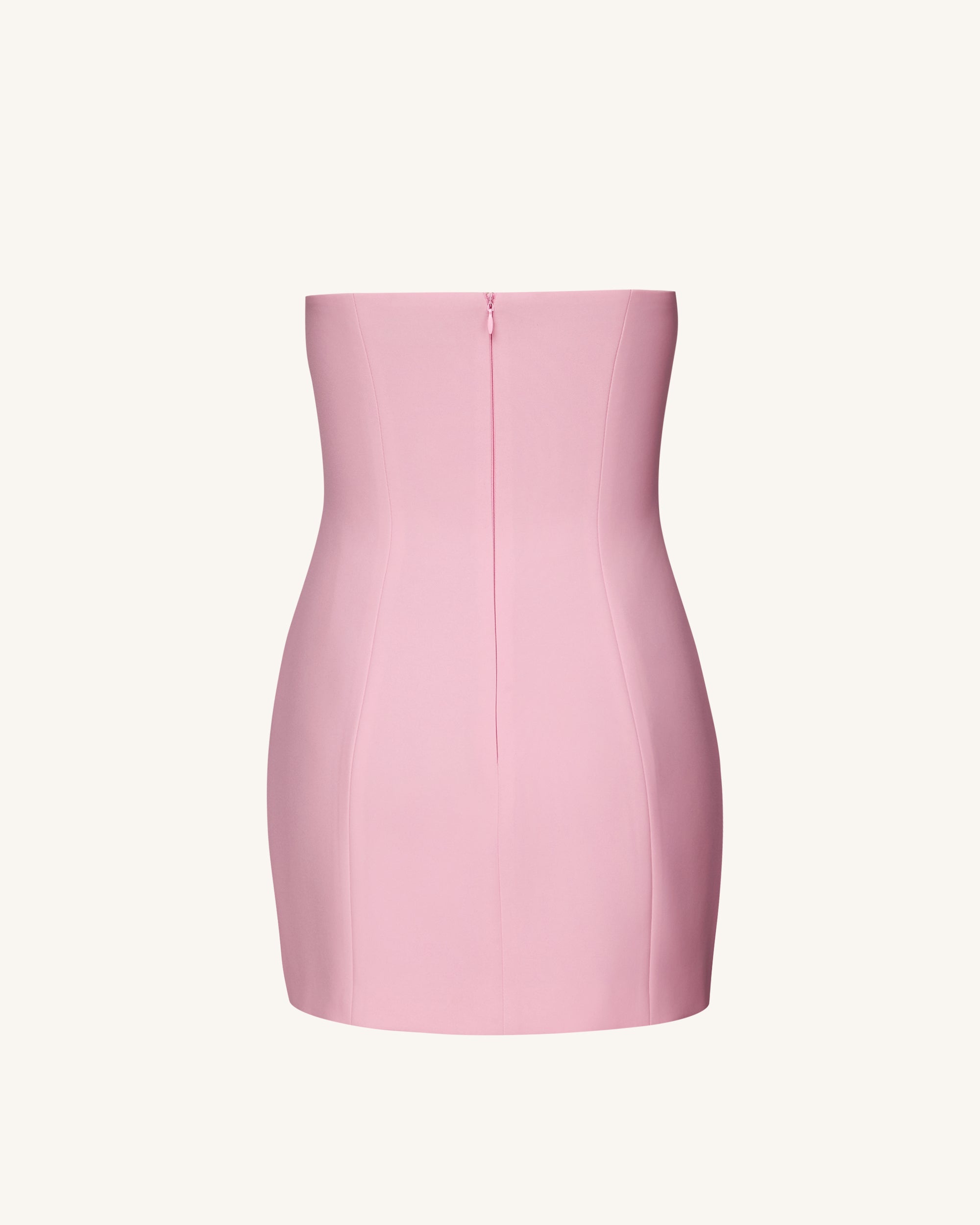 Blossoming Elegance Strapless Dress - Pink Blossoming Elegance Strapless Dress - Pink