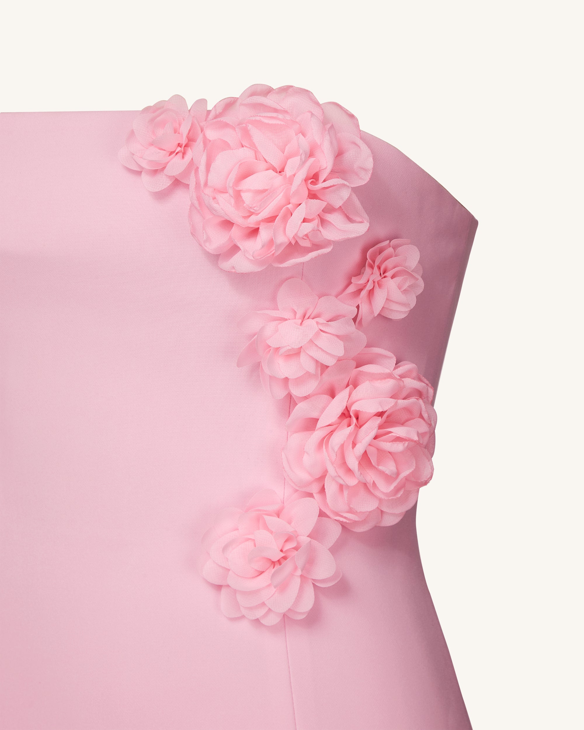 Blossoming Elegance Strapless Dress - Pink, 2 | US Blossoming Elegance Strapless Dress - Pink, 2 | US