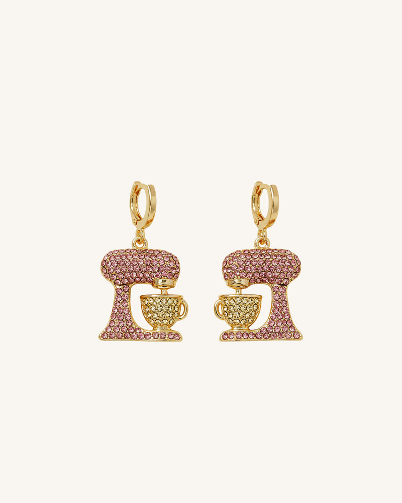 Mixer with Cup Earrings - Multicolor