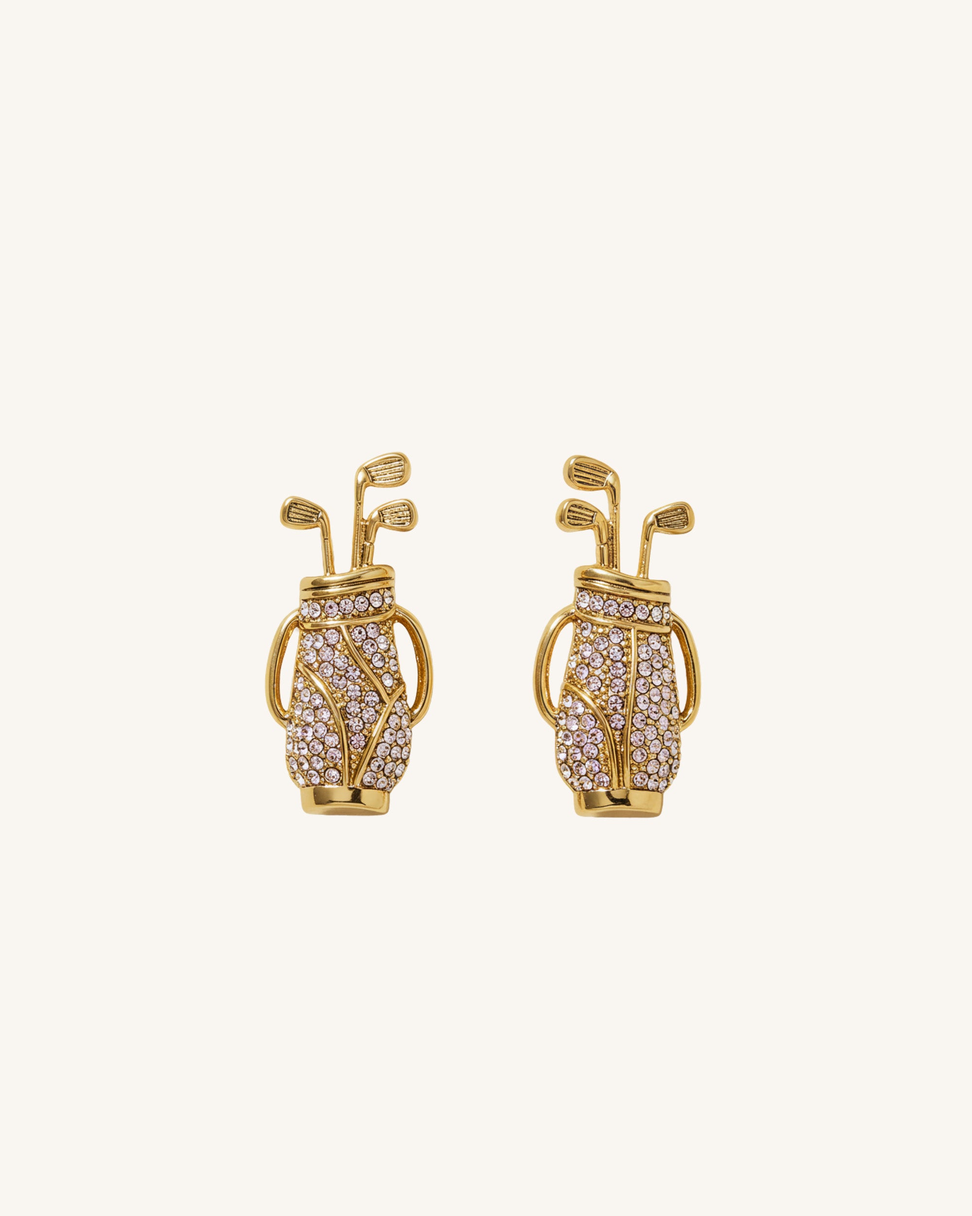 Golf Bag Earrings - Multicolor