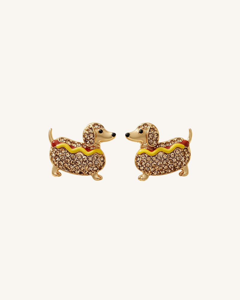Tennis Ball Earrings - Multicolor