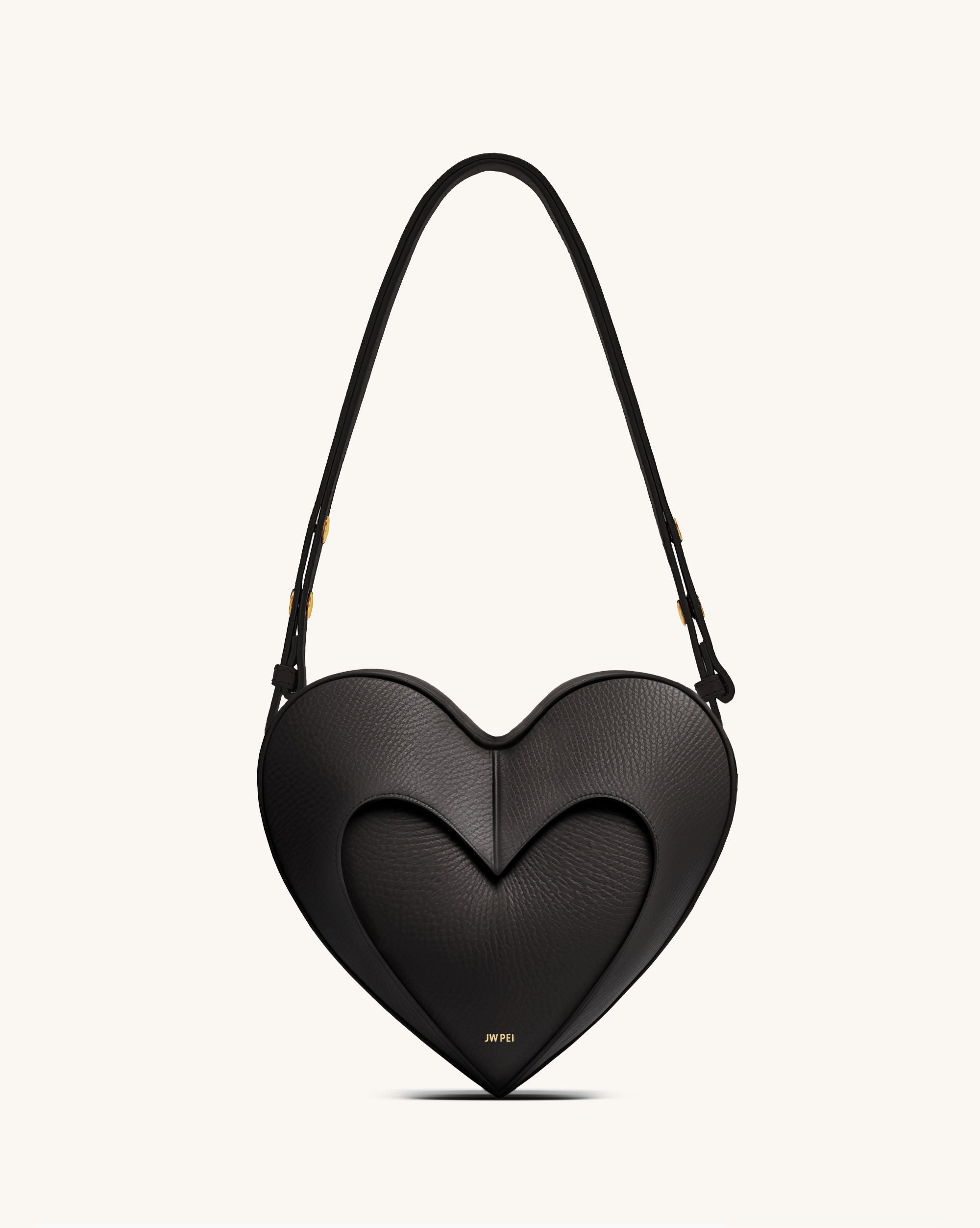 Heart bag black Clearance