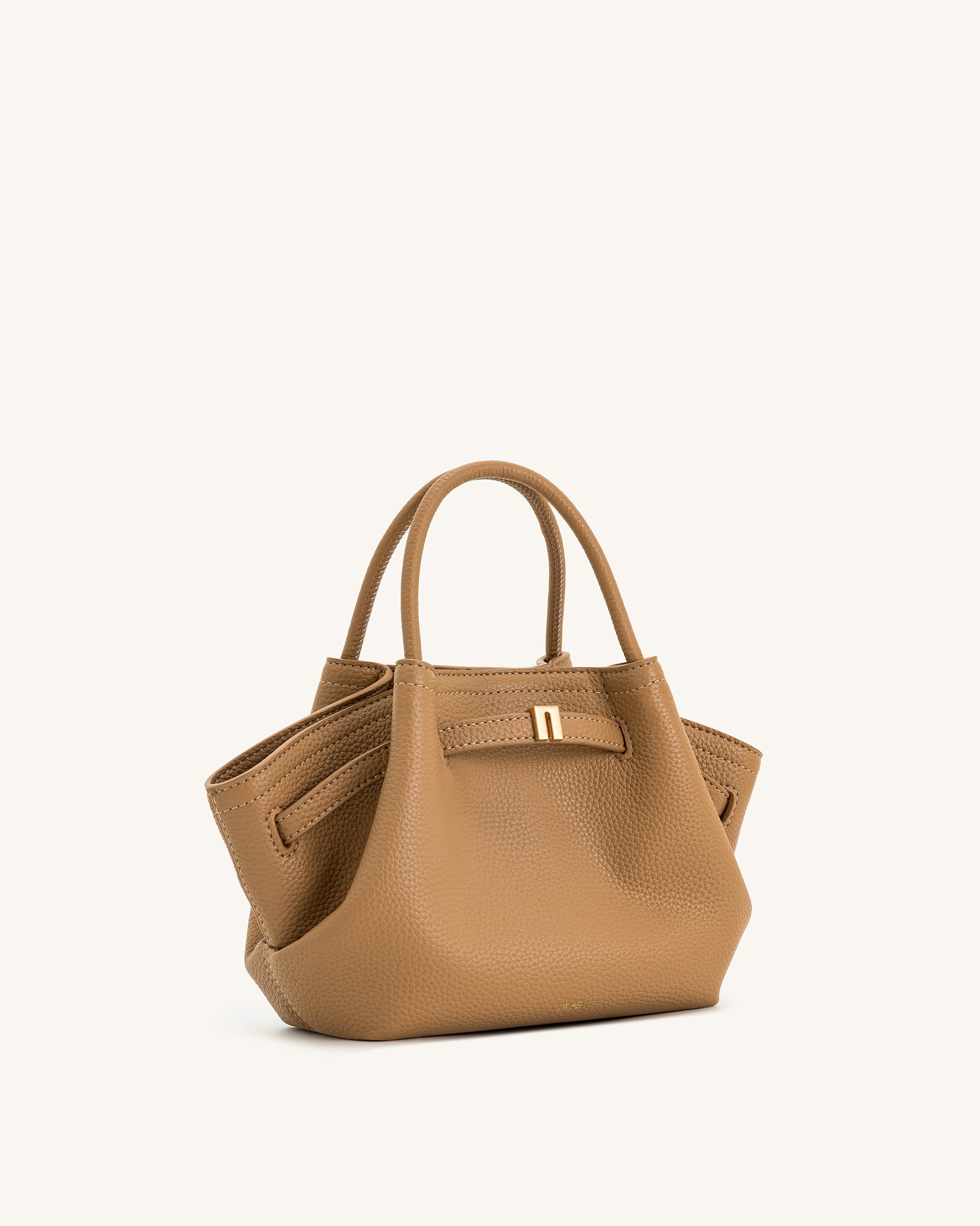 ★ROH SEOUL★ Mini Ripple tote bag Salmon caramel m1037_1402 ROH SEOUL STORE - Mini Ripple tote bag Salmon caramel - ROH