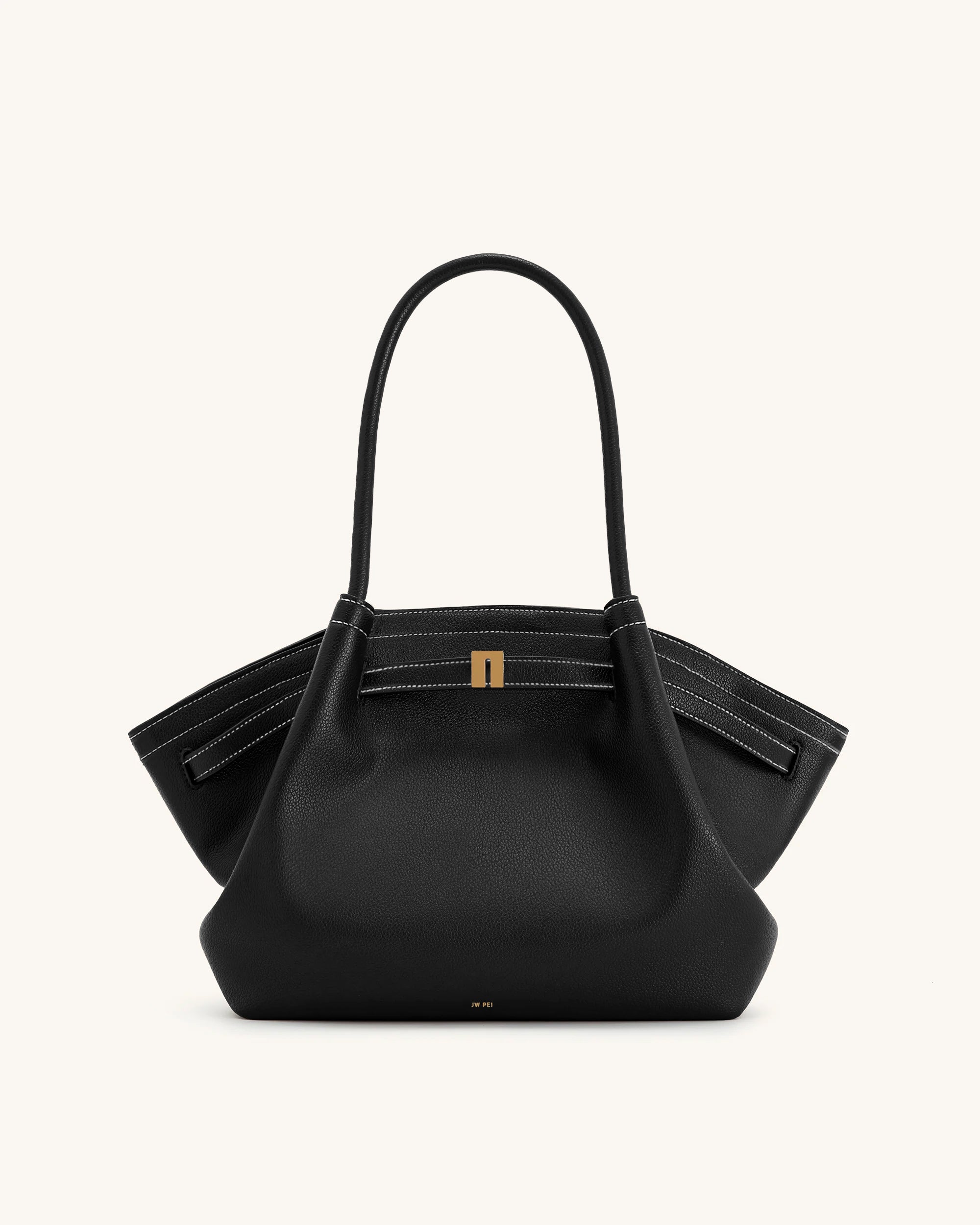 Hana Medium Tote Bag - Black