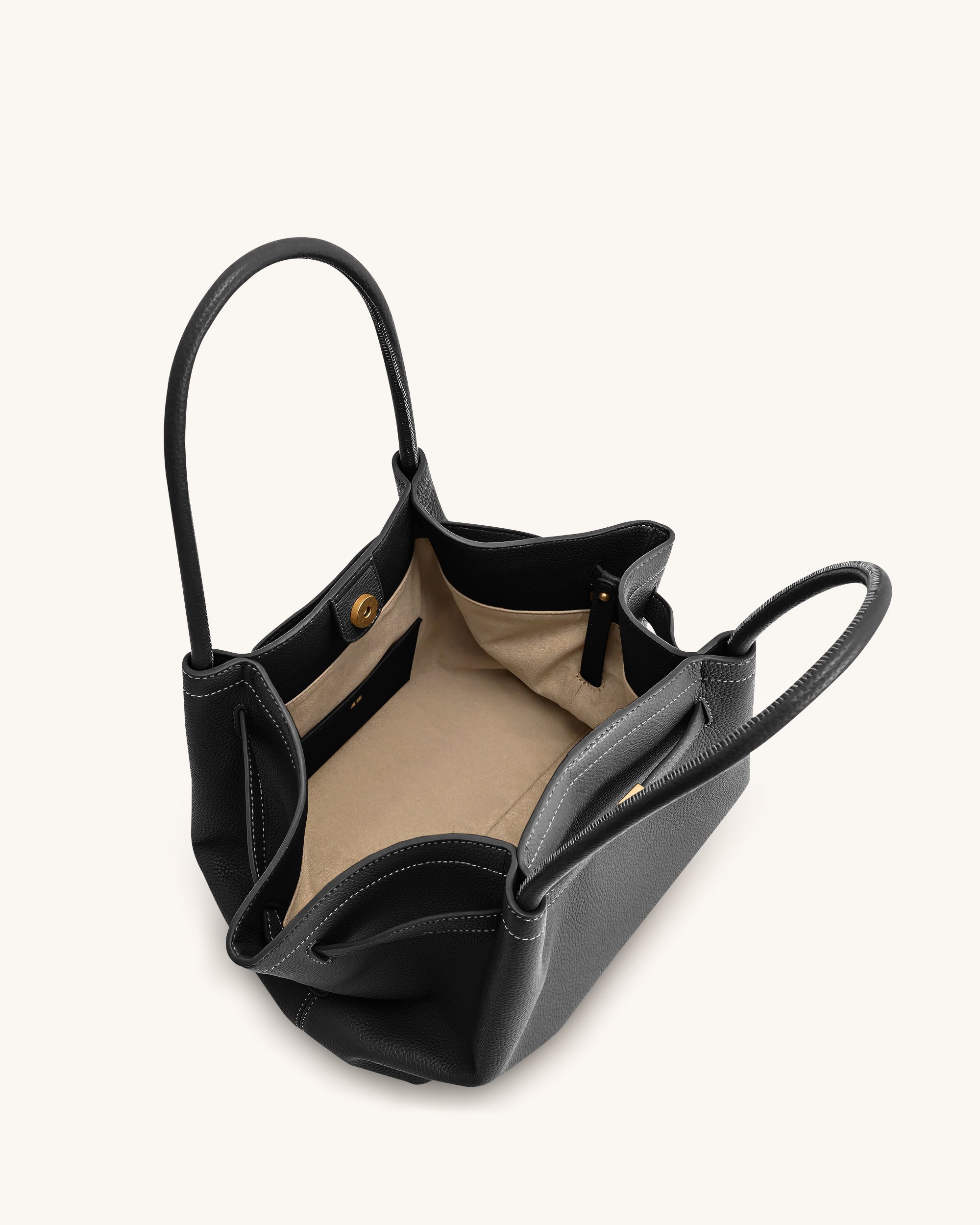 Hana Medium Tote Bag - Black | JW PEI