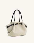 Hana Medium Tote Bag - Black Canvas