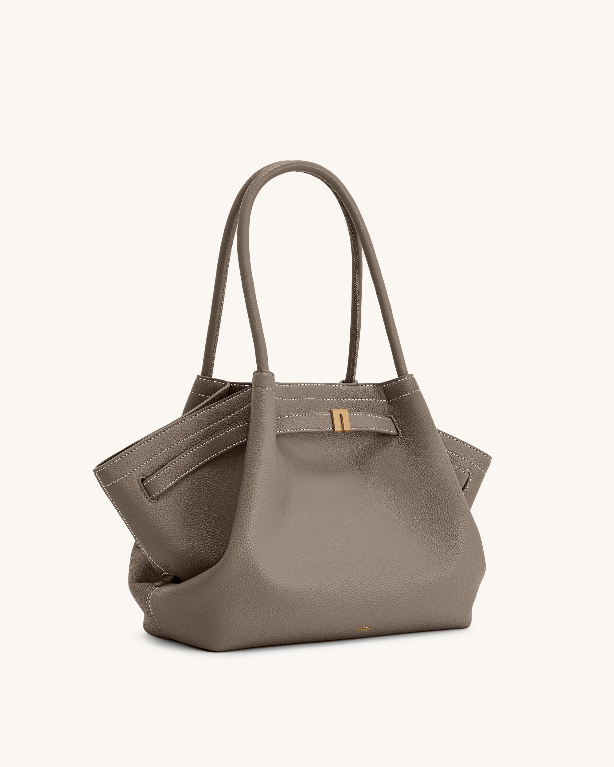 Hana Medium Tote Bag - Taupe | JW PEI