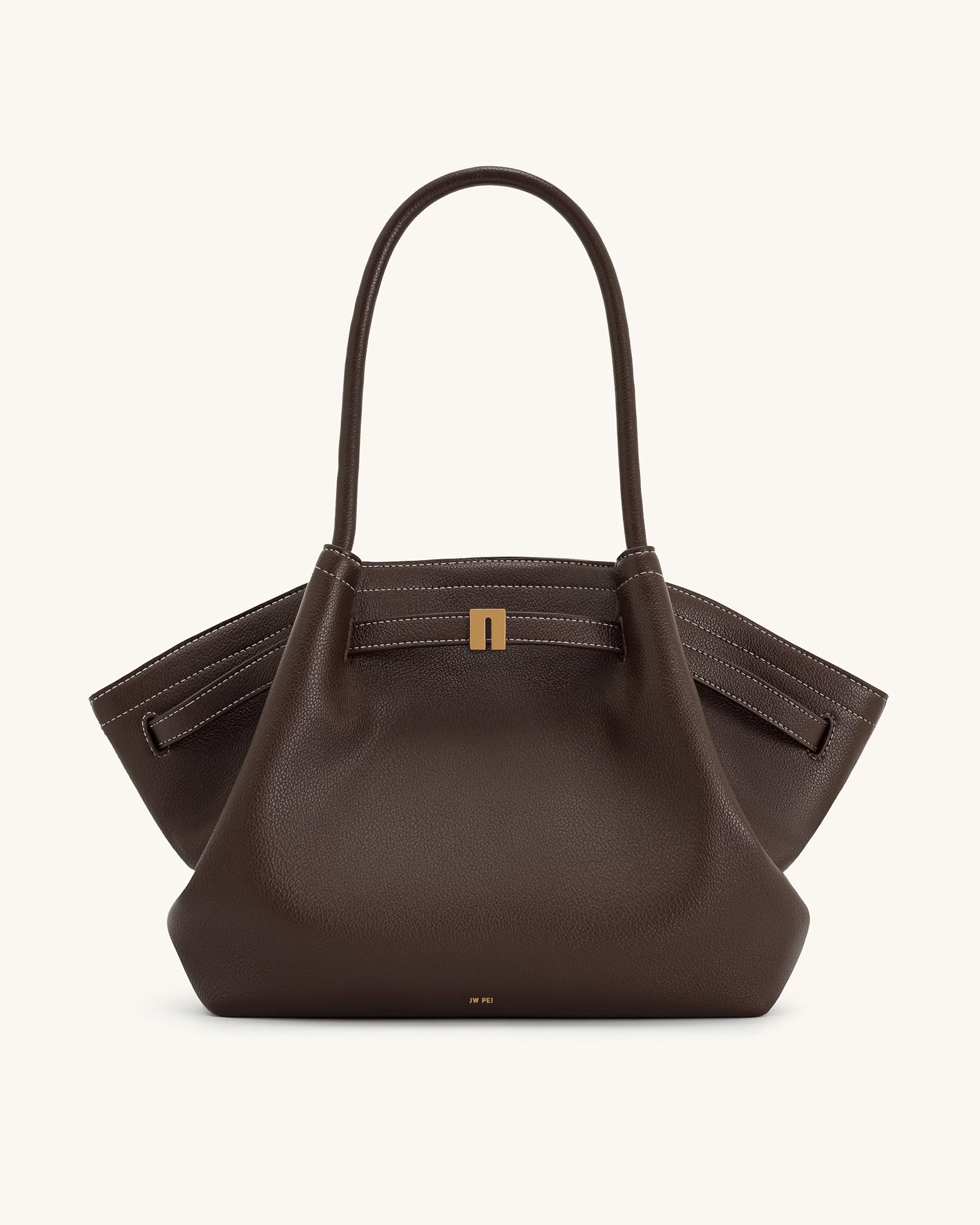 Hana Large Tote Bag - Dark Brown
