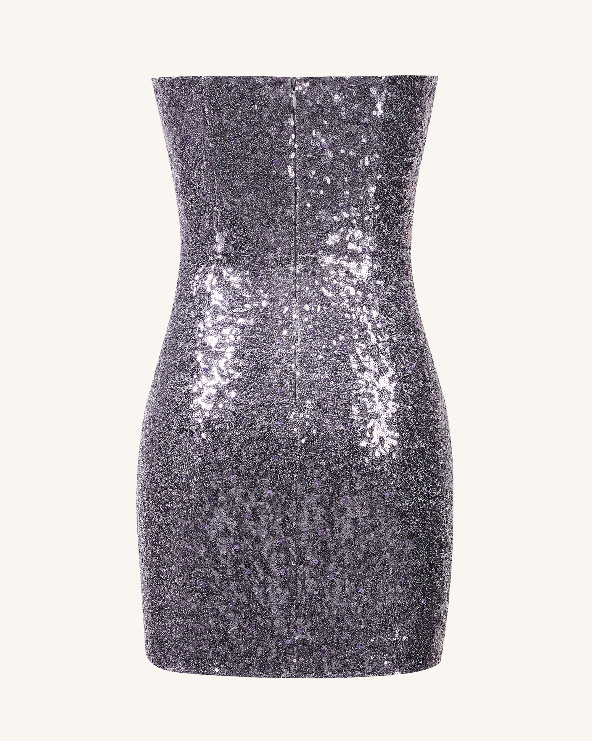 grey strapless mini dress Victoria Stone Grey Strapless Mini Dress | Organic Cotton