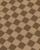 Shea Checkerboard Knitted Tote Bag - Brown