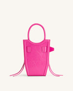FEI Crushed Straps Phone Bag - Bright Pink