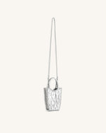 FEI Metallic Sequin Phone Bag - Silver