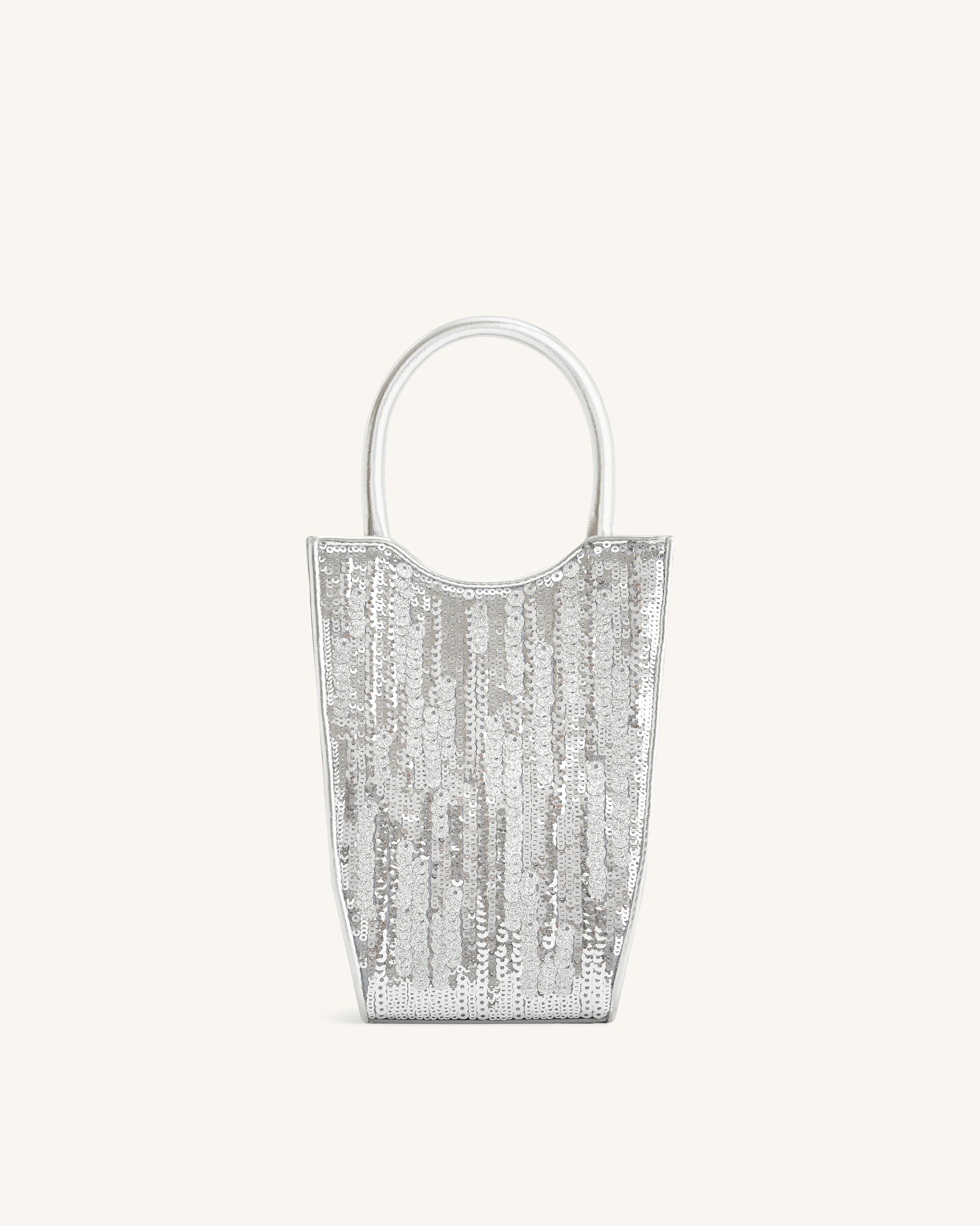 Mesh Shopping Bag, Silver