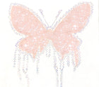The Pixie Drip Butterfly Tee - Peach Sorbet